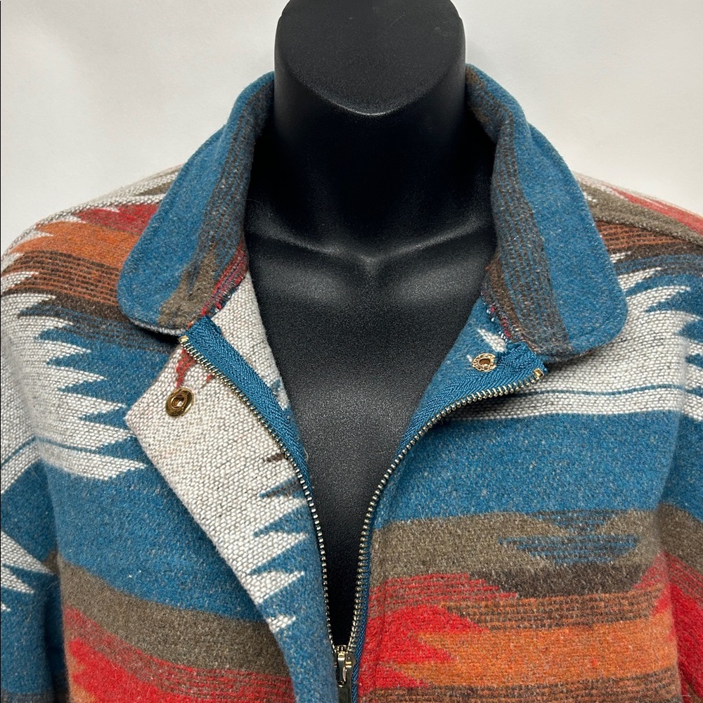 Southwestern Patterned Jacket aztec main strip si… - image 6
